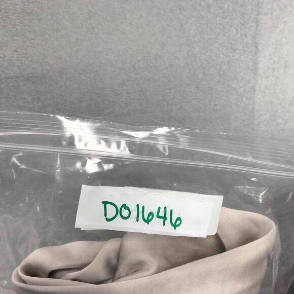 ASTR Blouse Wmns Small Champagne Blouson Bubble Hem Pleated Short Sleeve Lined - Picture 13 of 13